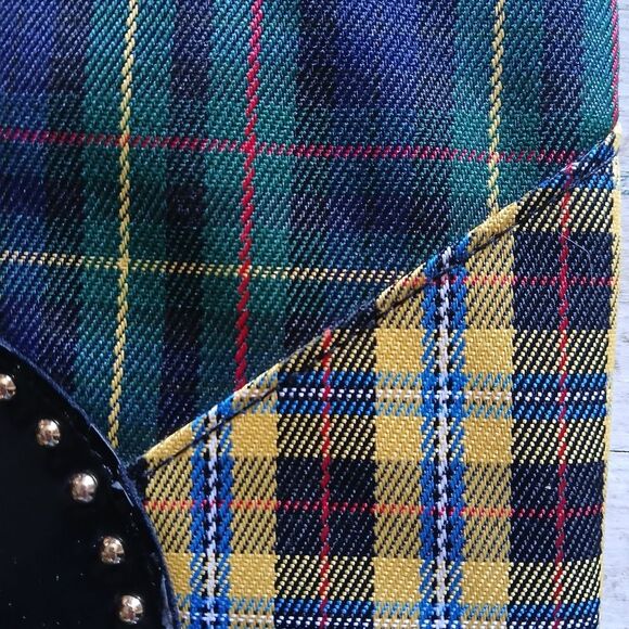 MAC Cosmetics Tartan Plaid Cosmetic Bag Noble Knights Collection Branded Plaid - Picture 5 of 8